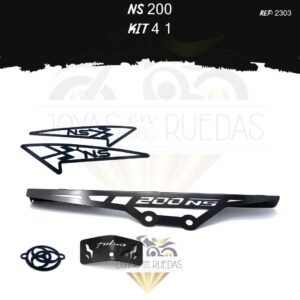 NS 200 kit malla latearal lujo guardabarro
