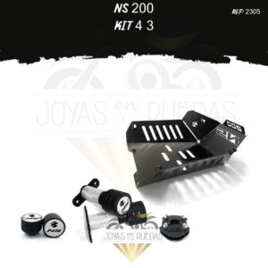 NS 200 kit lujo pata gato sliders pechera quilla