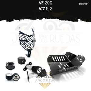 NS 200 kit sliders lujo pata gato pechera quilla