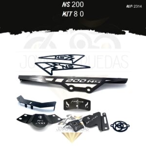NS 200 kit Lujo filtro aceite mordaza guarda cadena