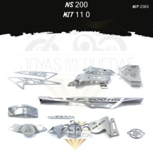 NS 200 kit Logo nombre guarda cadena Lujo filtro aceite