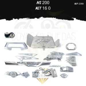 NS 200 kit protector bomba trasera acutrax grande