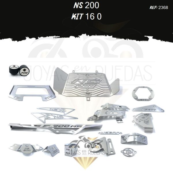 NS 200 kit protector bomba trasera acutrax grande