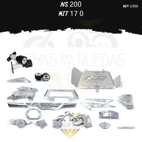 NS 200 kit protector bomba trasera acutrax grande