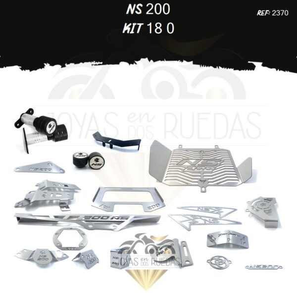 NS 200 kit mordaza lujo tapa tanque acutrax grande