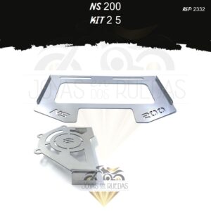 NS 200 kit protector piñon porta placa