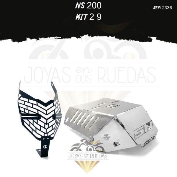 NS 200 kit protector farola pechera quilla