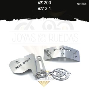 NS 200 kit lujo guardabarro mordaza Lujo filtro aceite