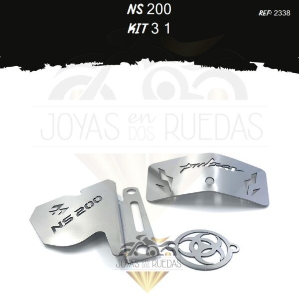 NS 200 kit lujo guardabarro mordaza Lujo filtro aceite