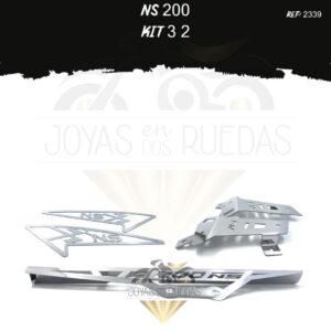 NS 200 kit malla latearal protecto lateral radiador