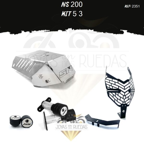 NS 200 kit base exploradoras pechera quilla