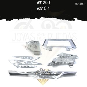 NS 200 kit guarda cadena Logo nombre