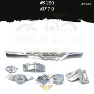 NS 200 kit guarda cadena Lujo filtro aceite mordaza