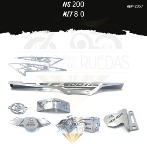 NS 200 kit malla latearal lujo guardabarro