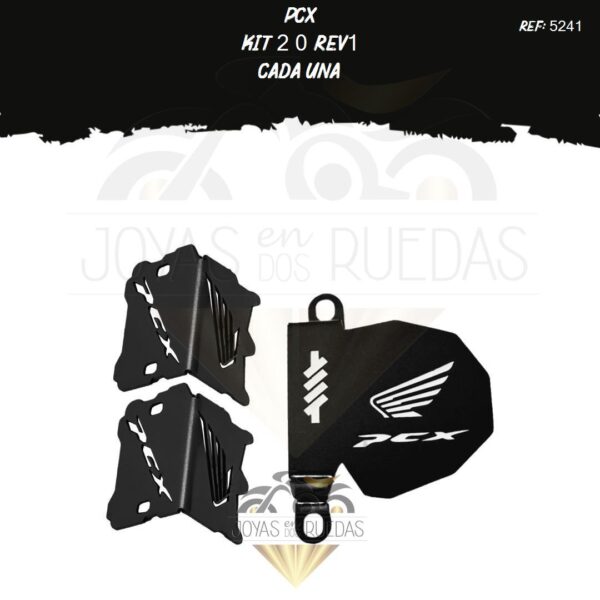 PCX kit protector bomba delantera mordaza