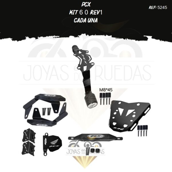 PCX kit Slider exosto plano parrilla t2n sliders
