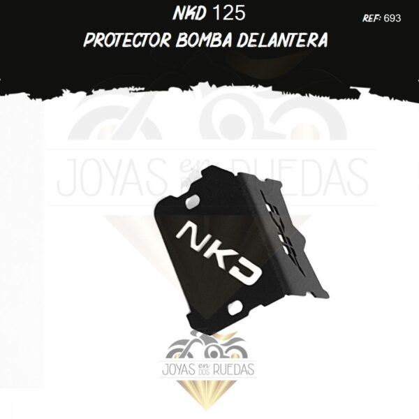 accesorio NKD 125 protector bomba delantera