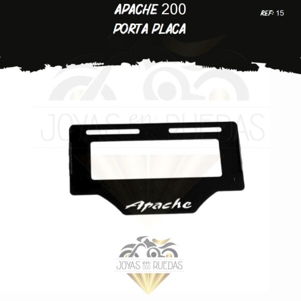 partes Apache 200 portaplaca
