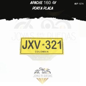 lujo Apache 160 4V portaplaca