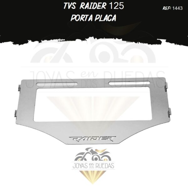partes TVS Raider 125 portaplaca