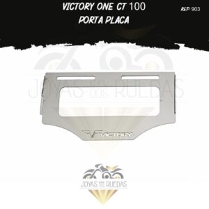 moto Victory one ct 100 portaplaca
