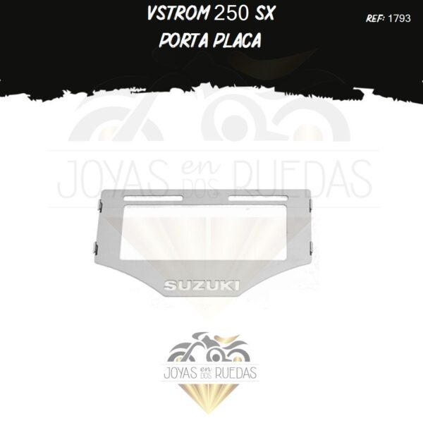 piezas Vstrom 250 sx portaplaca