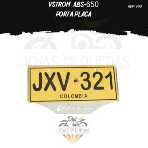 motos Vstrom abs-650 portaplaca