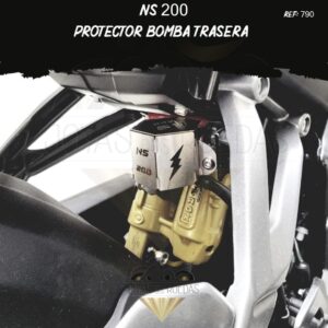 pieza NS 200 protector bomba trasera