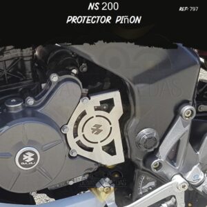 motos NS 200 protector piñon