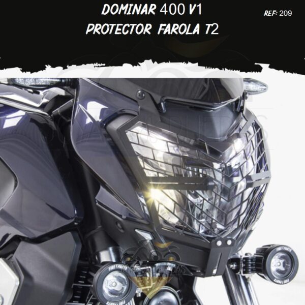 piezas Dominar 400 v1 protector farola