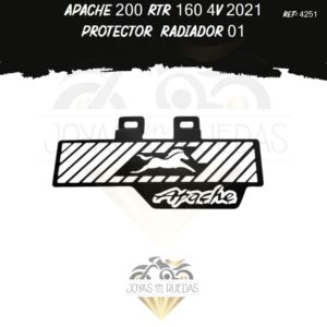 accesorios Apache 200 rtr 160 4v 2021 protector radiador