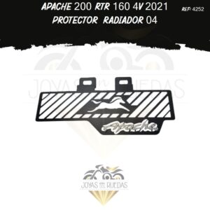 accesorio Apache 200 rtr 160 4v 2021 protector radiador