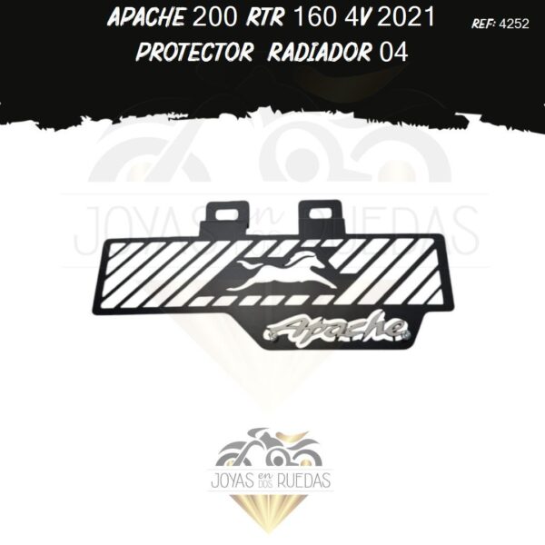 accesorio Apache 200 rtr 160 4v 2021 protector radiador