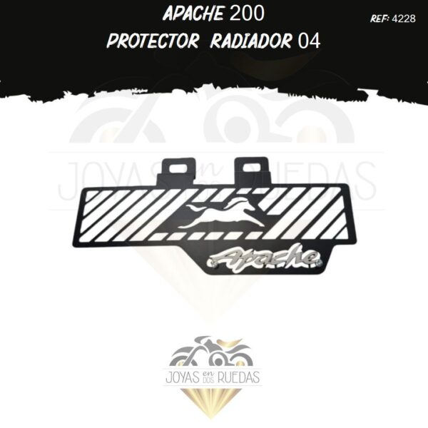 articulos Apache 200 protector radiador