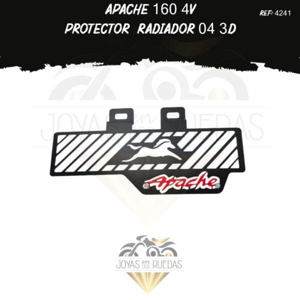 lujo Apache 160 4V protector radiador 3D