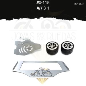 RX-115 kit mordaza porta placa Spools Sliders eje