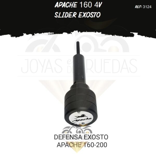 pieza Apache 160 4V slider exosto