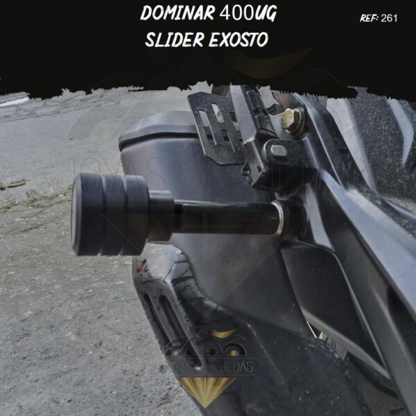 partes Dominar 400UG slider exosto