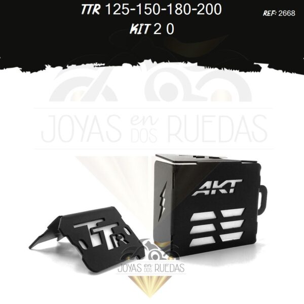 TTR 125-150-180-200 kit protector bomba trasera