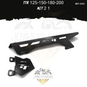 TTR 125-150-180-200 kit guarda cadena mordaza
