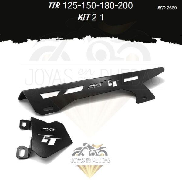 TTR 125-150-180-200 kit guarda cadena mordaza