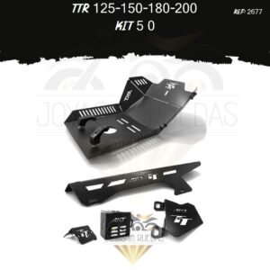 TTR 125-150-180-200 kit guarda cadena pechera quilla