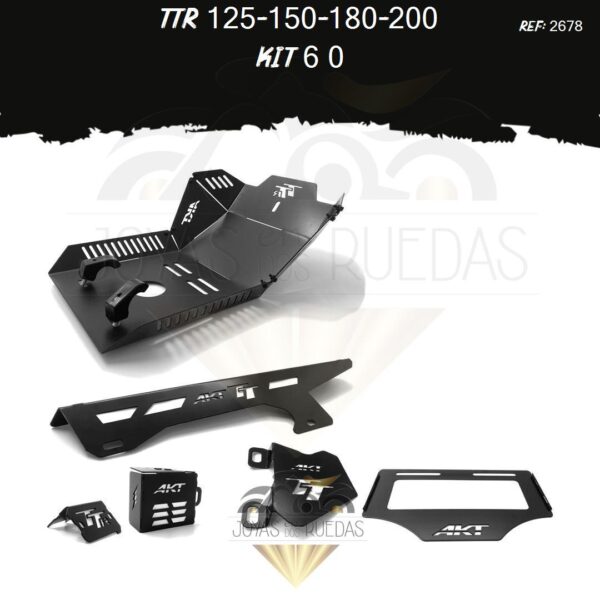TTR 125-150-180-200 kit guarda cadena mordaza