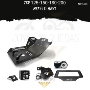 TTR 125-150-180-200 kit protector bomba trasera