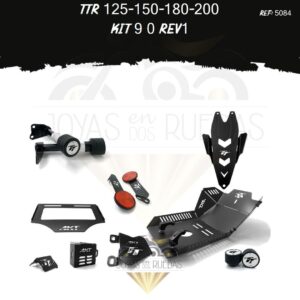TTR 125-150-180-200 kit sliders mordaza tragaluz