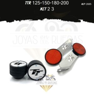 TTR 125-150-180-200 kit tragaluz Spools Sliders eje