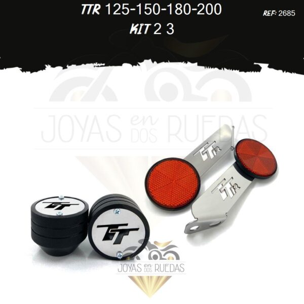 TTR 125-150-180-200 kit tragaluz Spools Sliders eje