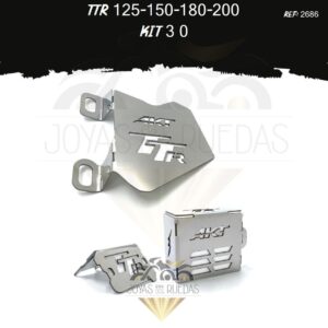 TTR 125-150-180-200 kit protector bomba delantera