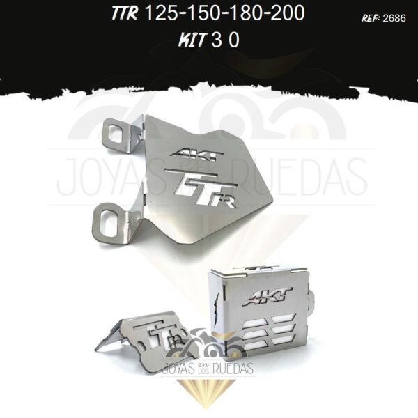 TTR 125-150-180-200 kit protector bomba delantera