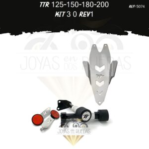 TTR 125-150-180-200 kit protector bomba trasera